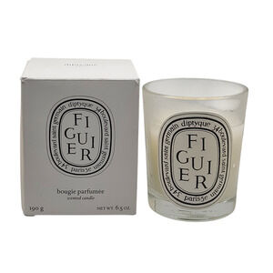 Diptyque Figuier Scented Candle 6.5oz/190g - Used (70% Full) *See Images*